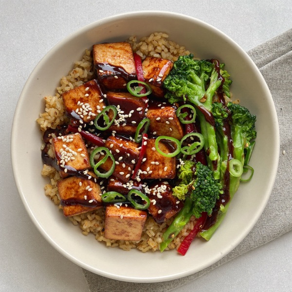 Tofu-Brokkoli-Teriyaki-Bowl