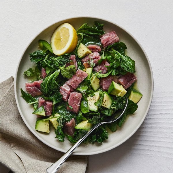 Ensalada de Atún con Verduras y Aceite de Oliva