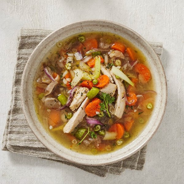 Sopa de Pollo y Verduras